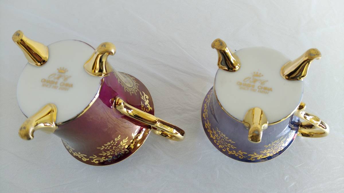 大橋陶器 OHASHI CHINA 2508-149 猫脚カップ 3種5客 デミタスカップ＆