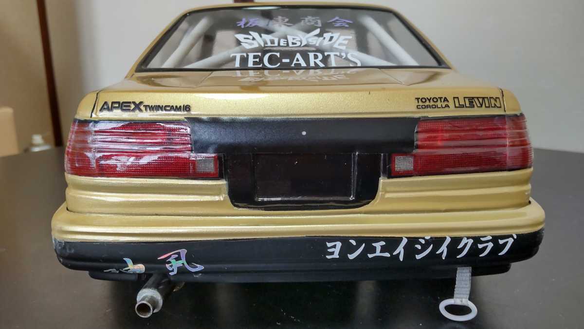 AE86 レビン ラジドリ ボディ AE86 ボディ AE86レビン rc トレノ 14Eの