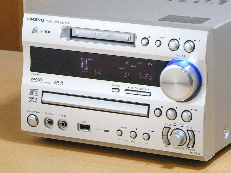 ONKYO CD/MDコンポ FR-N9SX ONKYO FR-N9SX コンポ CD・MDシステム