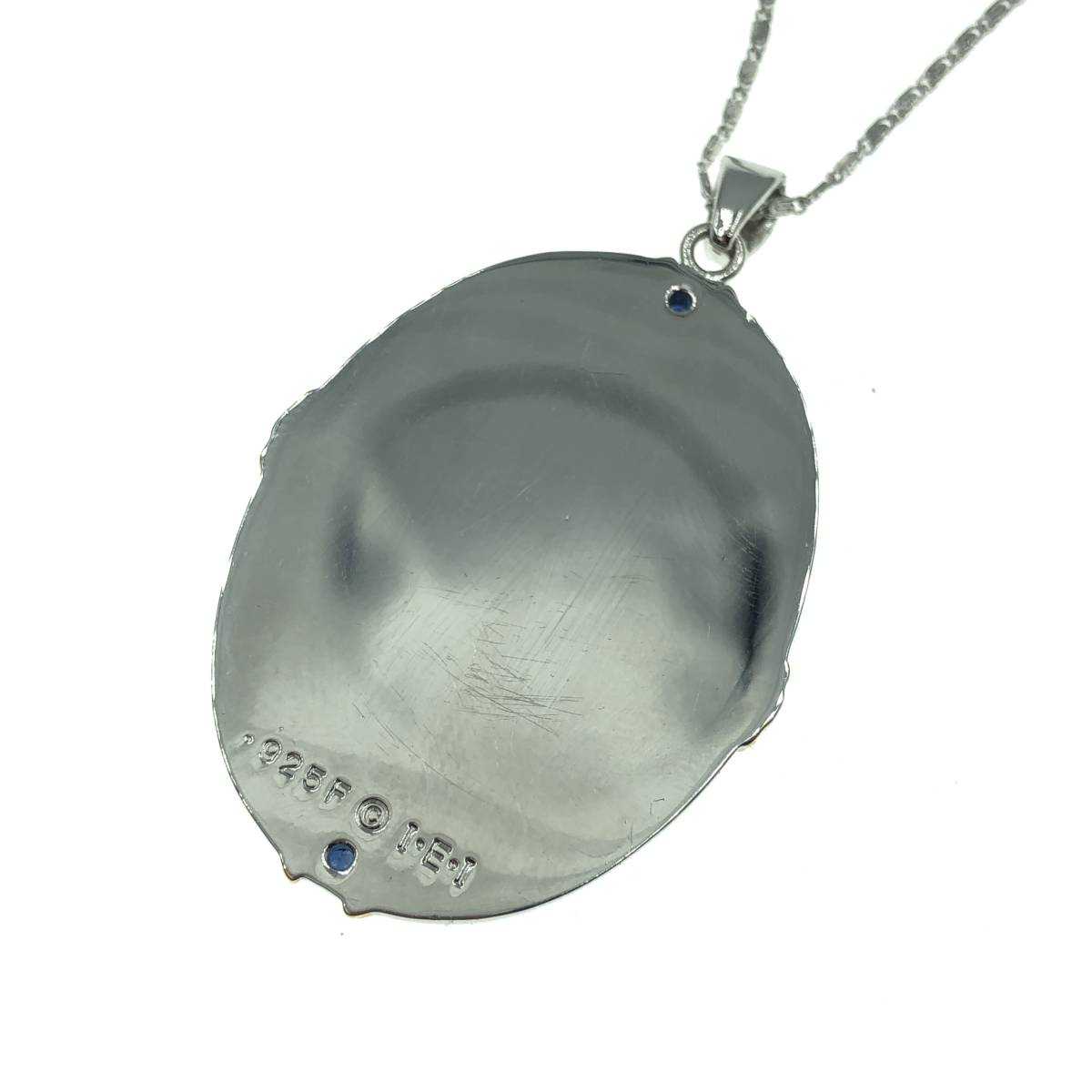 IEI カメオネックレス ユニコーン SV925 シルバー ネックレス 