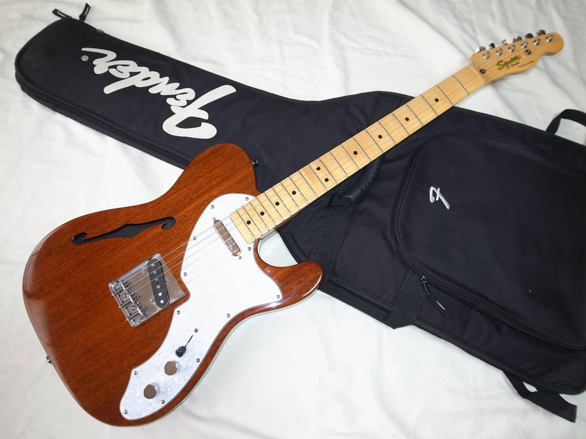 美品 SQUIRE by Fender '69テレキャスター・シンライン V/Mシリーズ