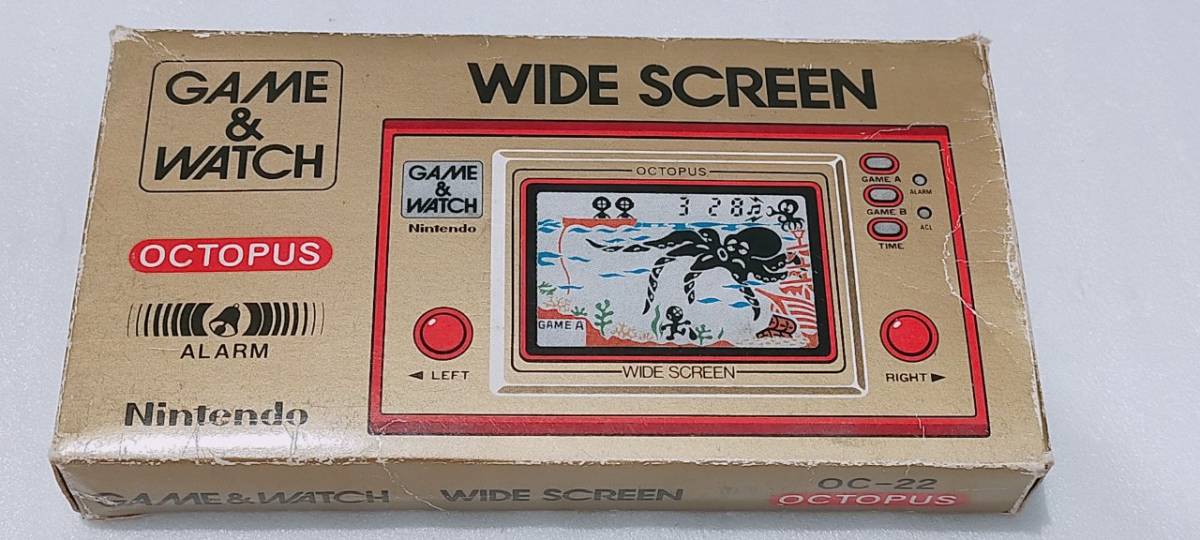 新作入荷，お買い得 Nintendo ゲームウォッチ オクトパス OC-22 取扱説明書 箱有 動作未確認 51251(ゲームウォッチ)｜売買されたオークション情報、yahooの商品情報をアーカイブ公開 - オークファン ゲームウォッチ