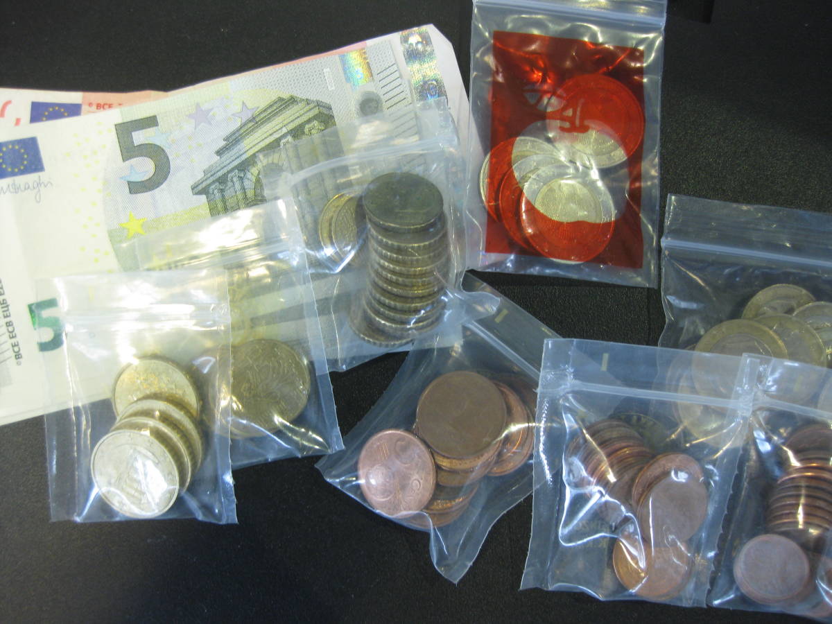 豊富な，新品 【85ユーロ分】ユーロコイン紙幣セット EURO 外国コイン 通貨 旧紙幣 10ユーロから0.01ユーロまで