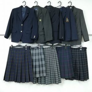 za_6036 計11点セット！東京都 府中市立府中第二中学 ブレザー制服 