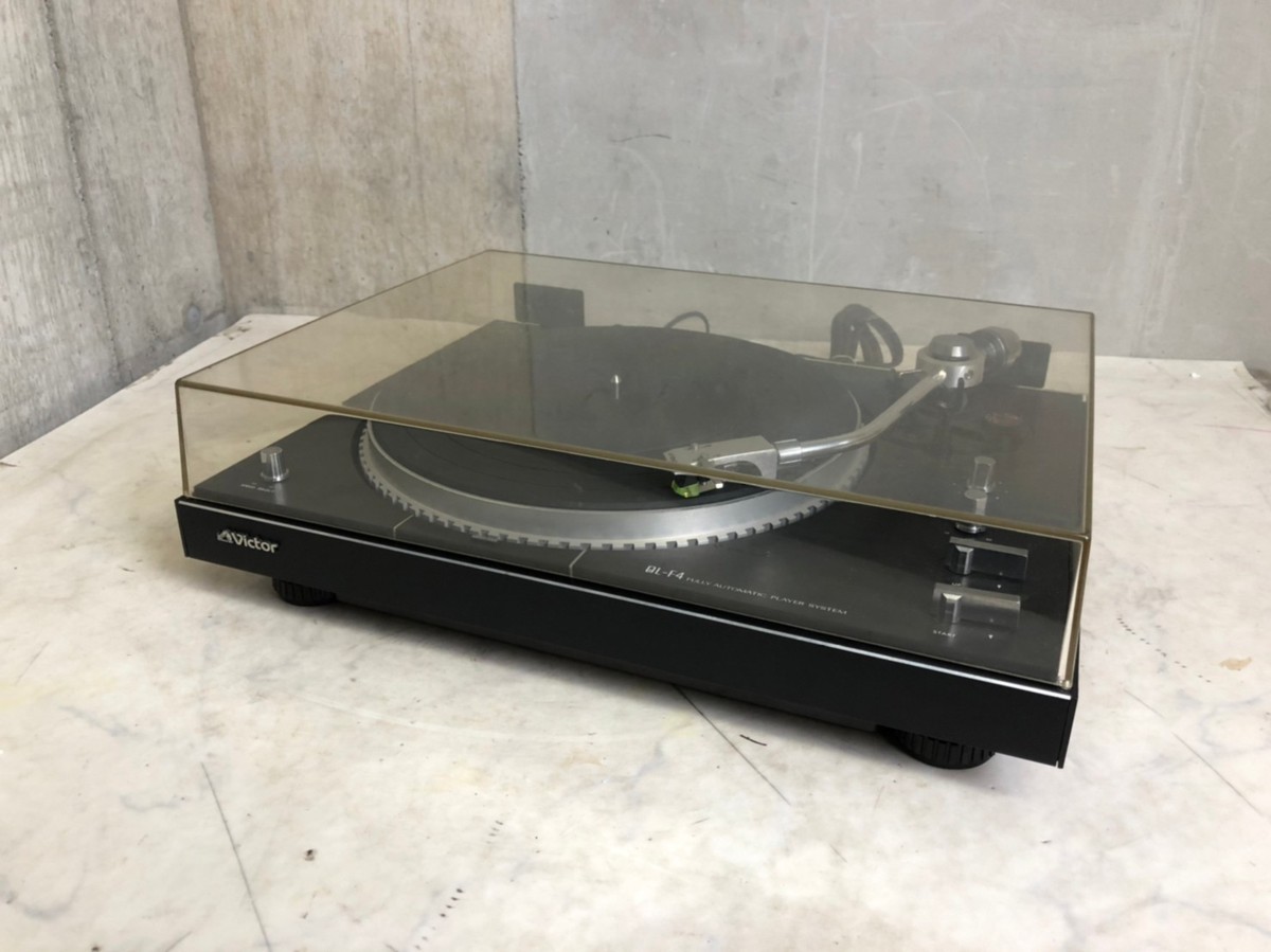 JG040027 VICTOR レコードプレーヤー QL-F4 動作品 ビクター