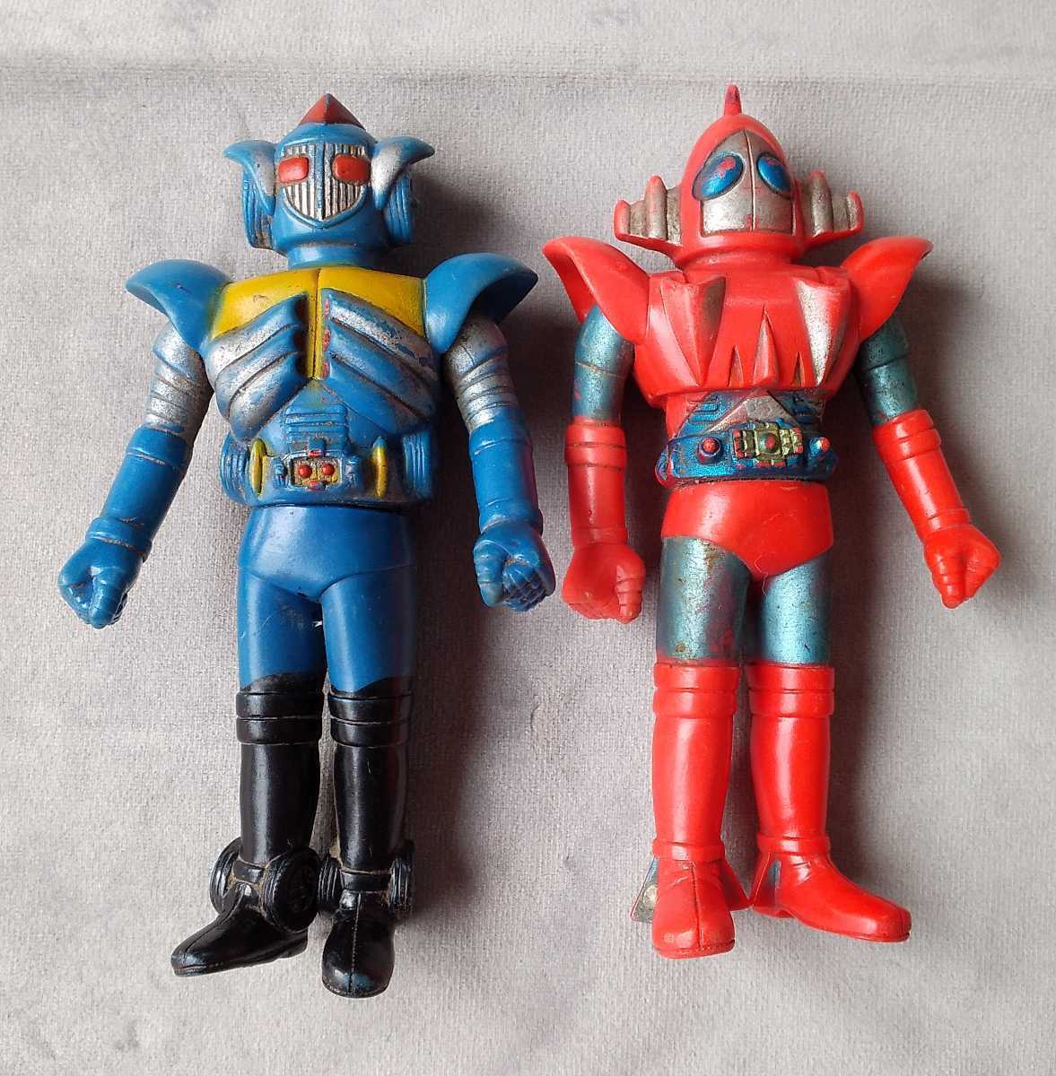 ポピー製 キョーダイン グランゼル ミドルサイズ ソフビ フィギュア 当時物 当時物 宇宙鉄人キョーダイン グランゼル スカイゼル 昭和レトロ
