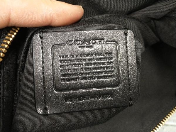 COACH/コーチ/F34823/ブラック/ショルダーバッグ/レザー/金属ロゴ コーチ ショルダーバッグ F34823 coach 型番：F34823 メルカリ