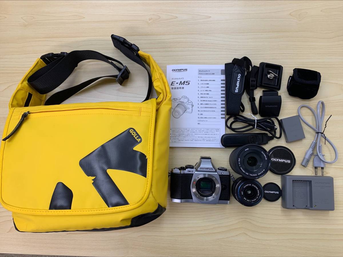 人気，100%新品 601 OLYMPUS オリンパス OM-D E-M5 ダブルズームキット ミラーレス一眼カメラ シルバー(オリンパス)｜売買されたオークション情報、yahooの商品情報をアーカイブ公開 - オークファン オリンパス
