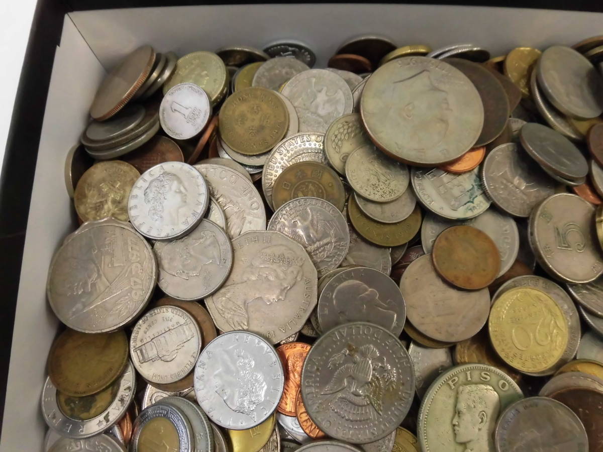 外国銭 外国硬貨 各国 約5.3kg まとめ 【公式通販】