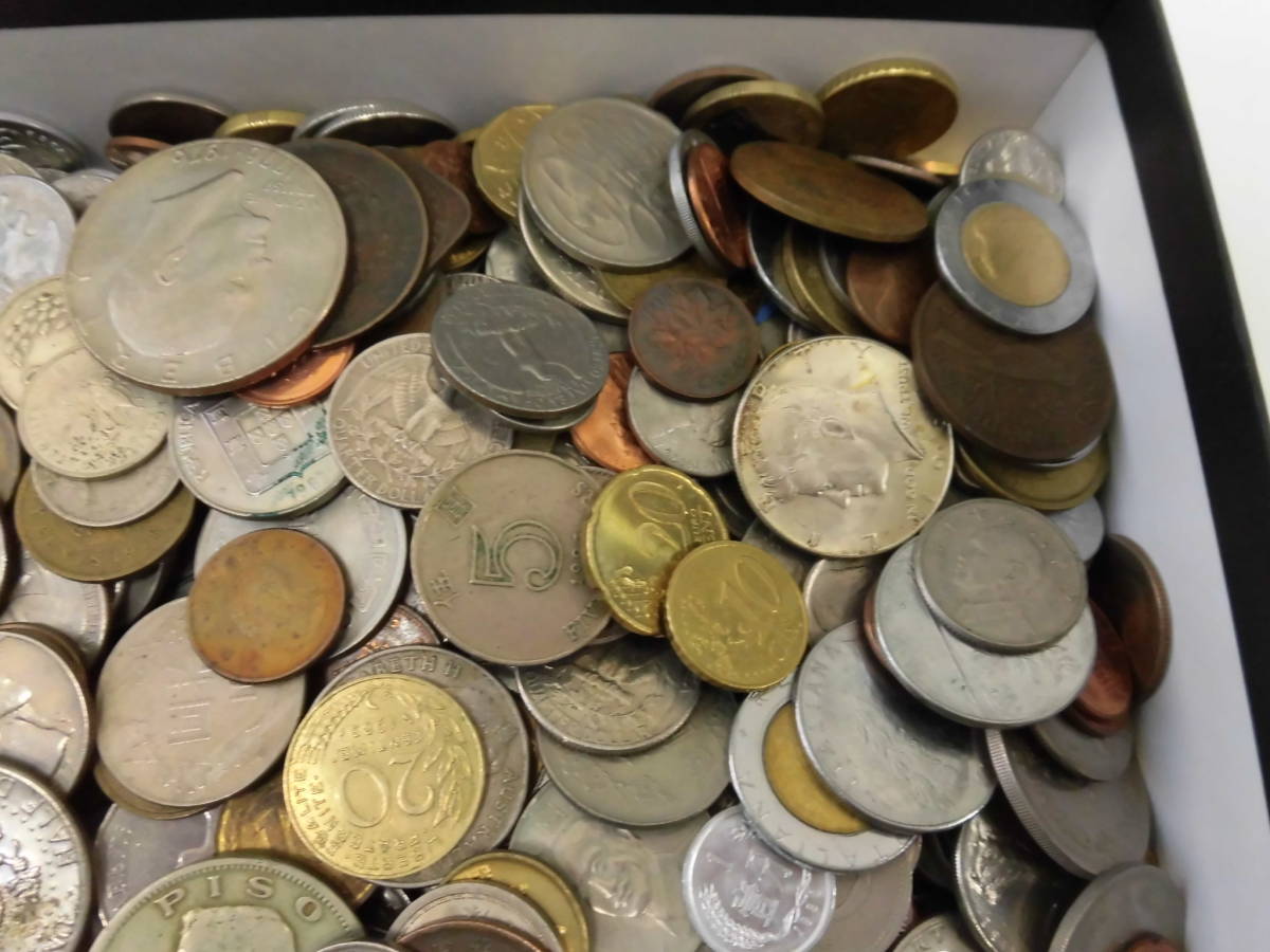 外国銭 外国硬貨 各国 約5.3kg まとめ 【公式通販】