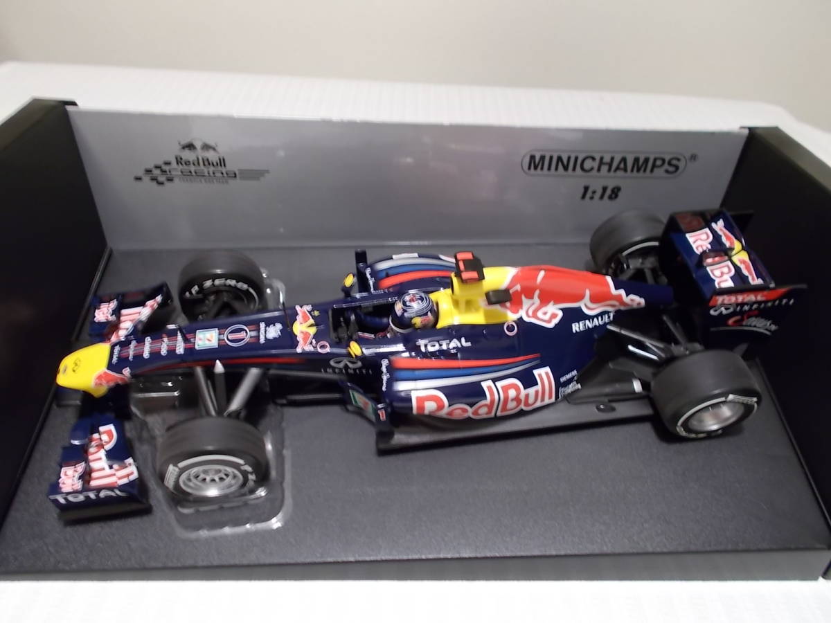 ミニチャンプス 1/18 レッドブル レーシング ルノー RB7 S.ベッテル