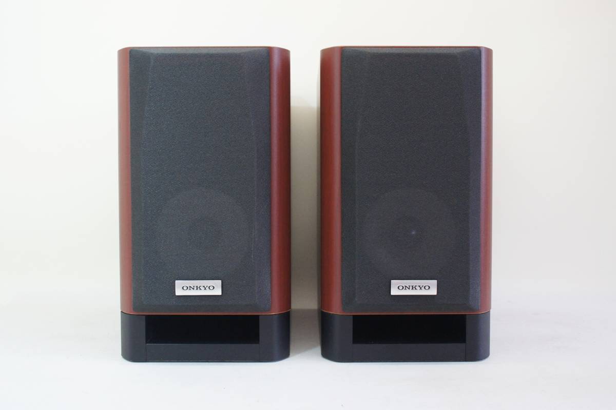 □ONKYO オンキョー D-55EX 2Way スピーカー ペア オーディオ 音響機器
