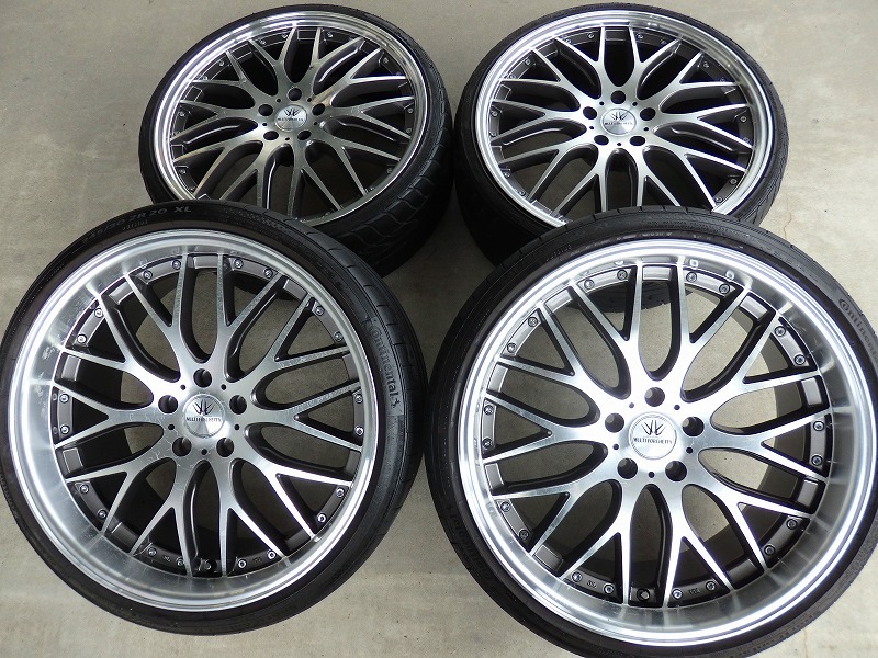 深リム ロクサーニ メッシュ クラウン マークX シーマ フーガ アルファード ヴェルファイア エスティマ オデッセイ ツライチ 8J9J BBSLM風_9