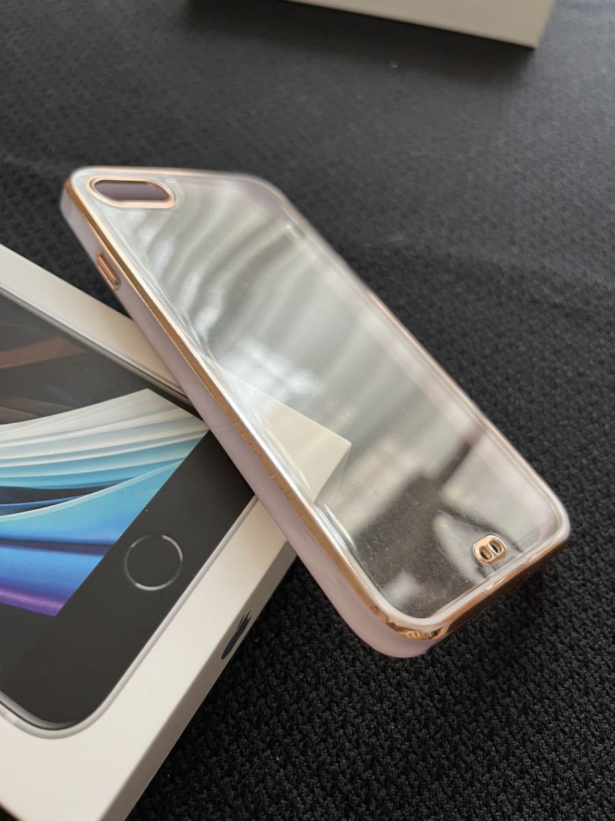 ケース保護ガラス付 iPhone SE2ホワイト 64GB SIMフリー iPhone SE 第2