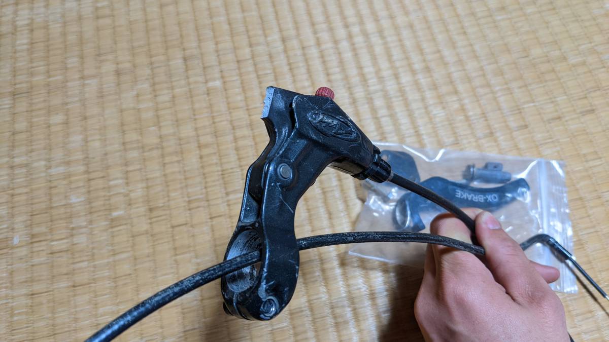 OX-break オックスハンドブレーキ 難あり yz125x yz系 wr系 (パッド 