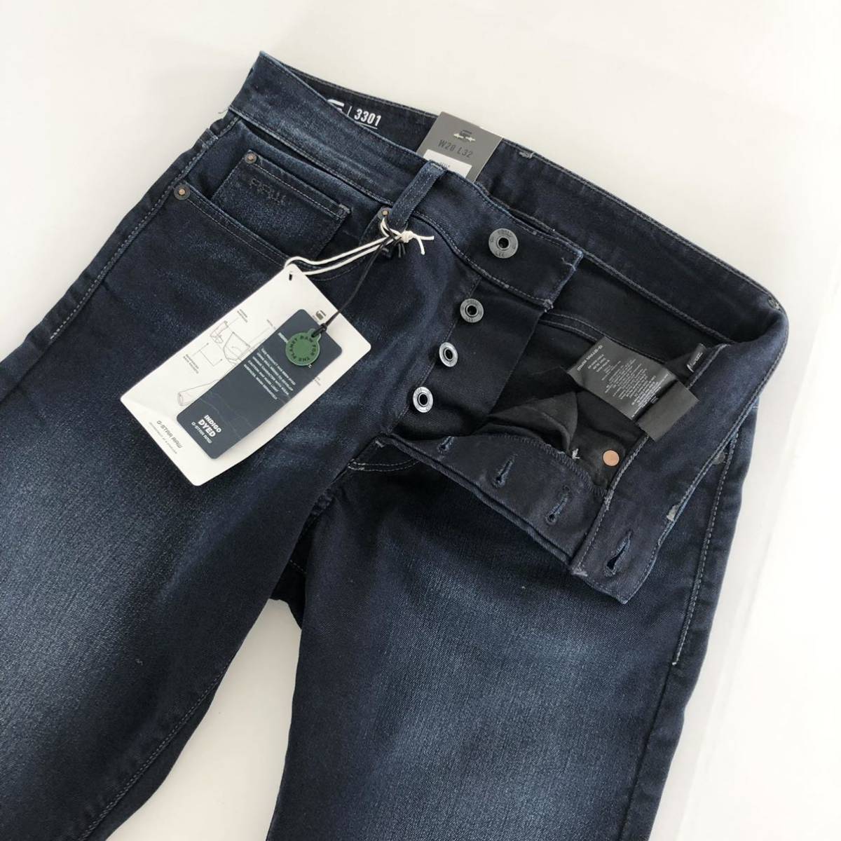 d4《新品》G-STAR RAW ジースターロウ *3301 SLIM* デニムパンツ 