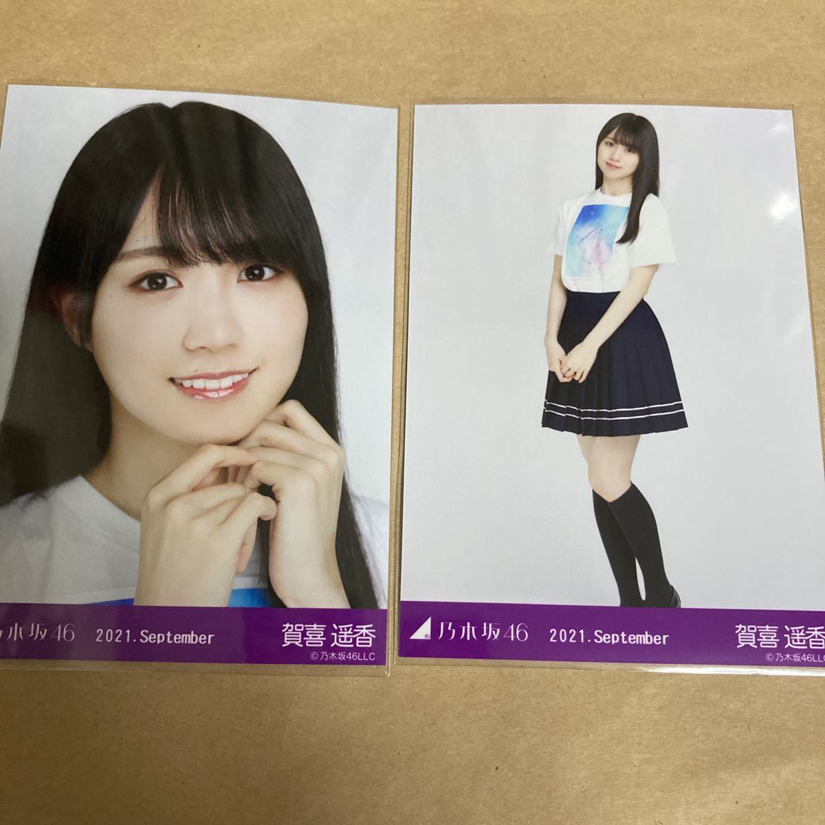 乃木坂46 生写真 真夏の全国ツアー2021 Tシャツ 共通ver 賀喜遥香 