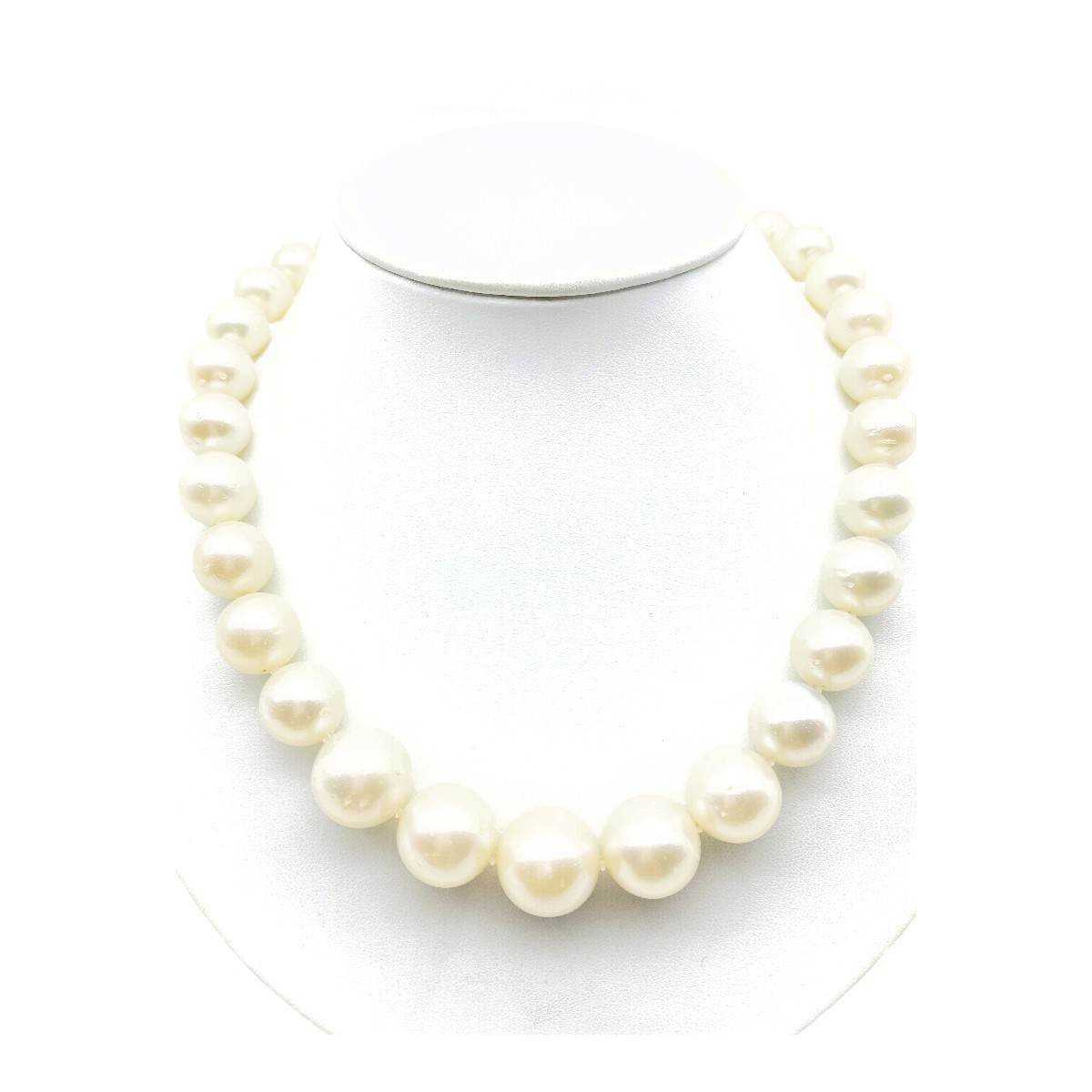 白蝶真珠 約12.0-15.0mm ネックレス 南洋真珠 Pearl necklace バロック 