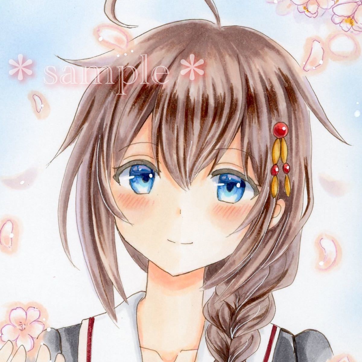 手描きイラスト 時雨 艦これ ポストカードサイズ 手描きイラスト 売買されたオークション情報 Yahooの商品情報をアーカイブ公開 オークファン Aucfan Com