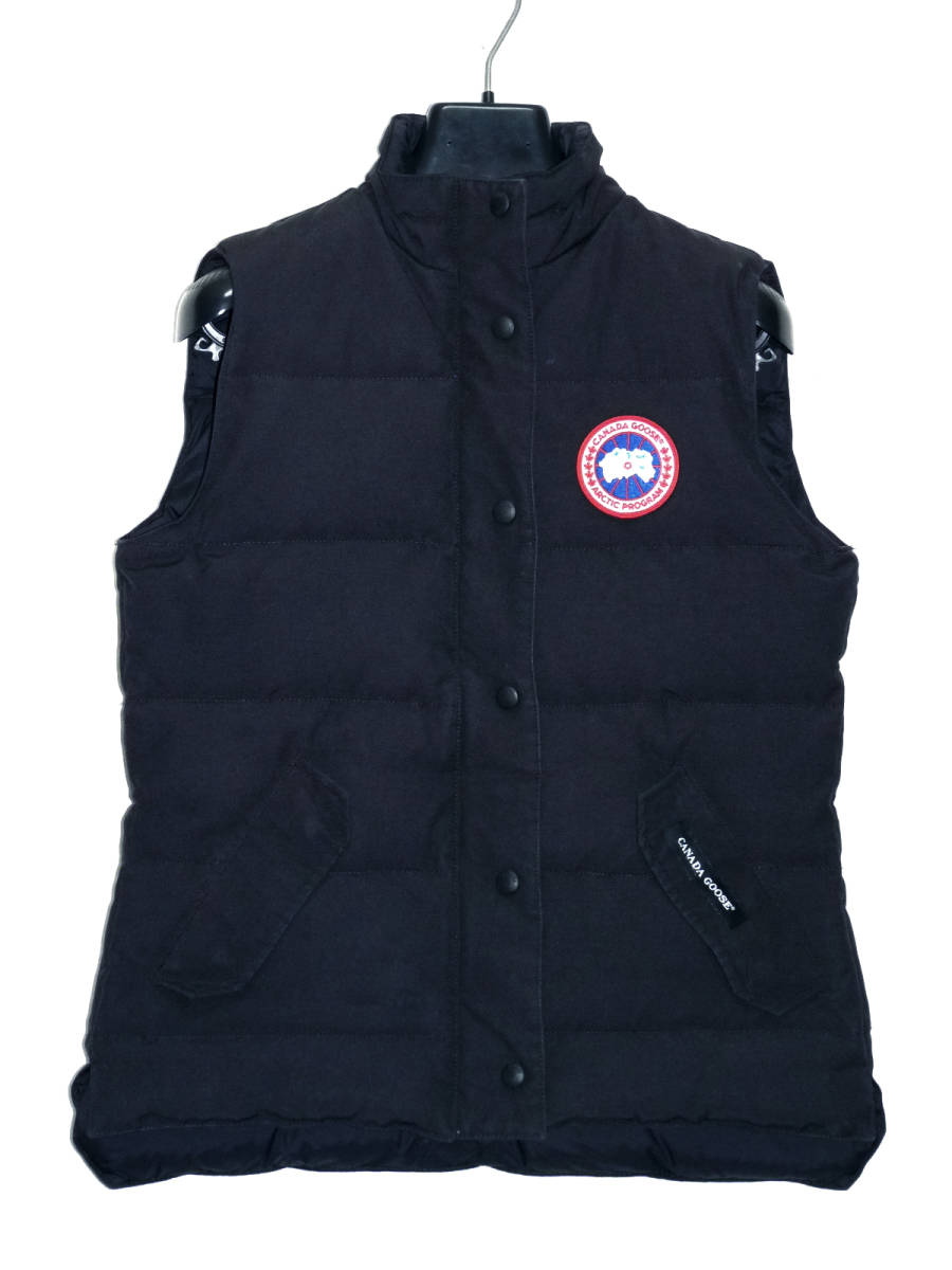カナダグース CANADA GOOSE ベスト ネイビー S