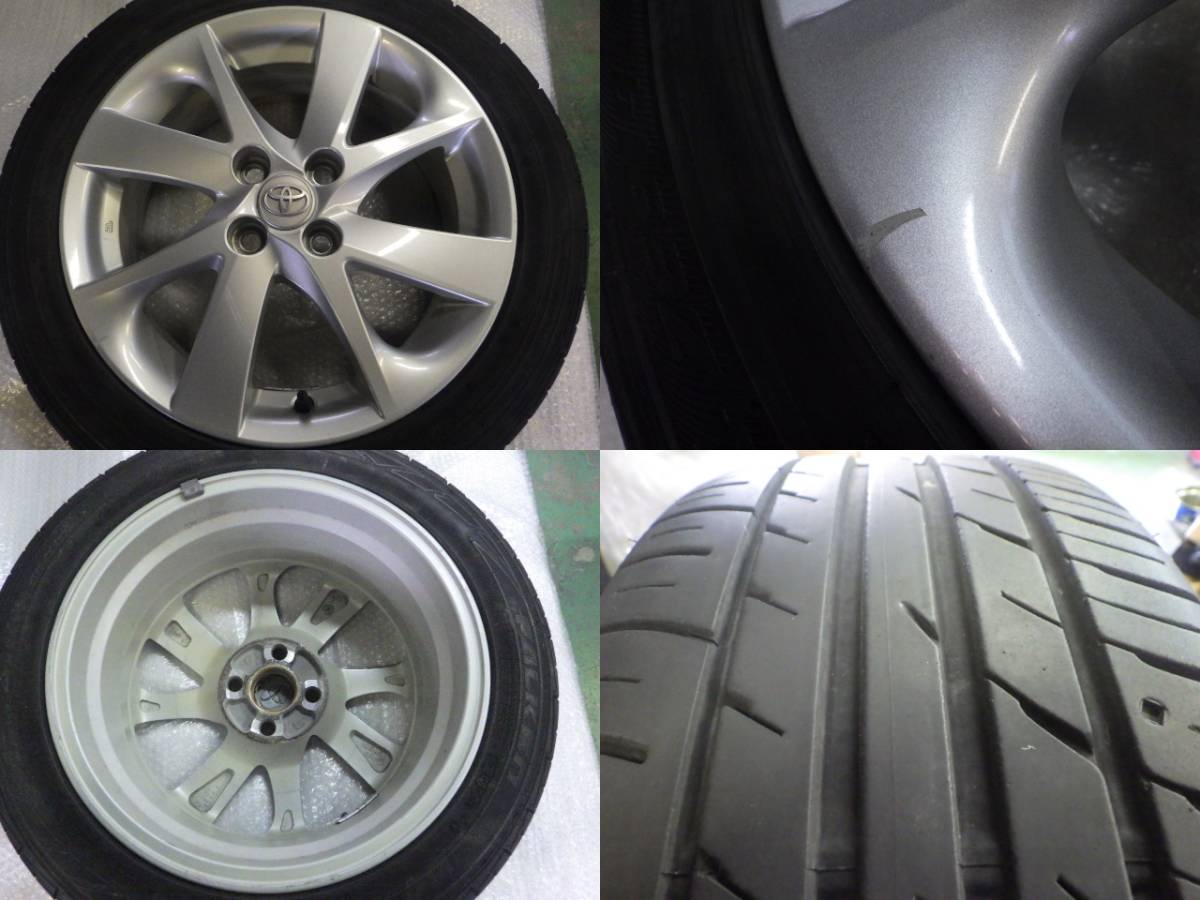 ☆アクア S NHP10☆16インチ 4本 195/50R16 トヨタ 純正 アルミ PCD