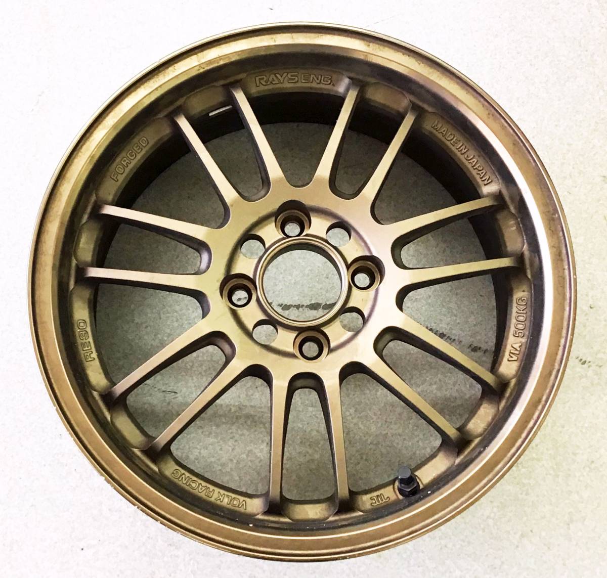 1本のみ 15インチ ホイール RAYS VOLK RACING RE30 15×6.5JJ 100 4H