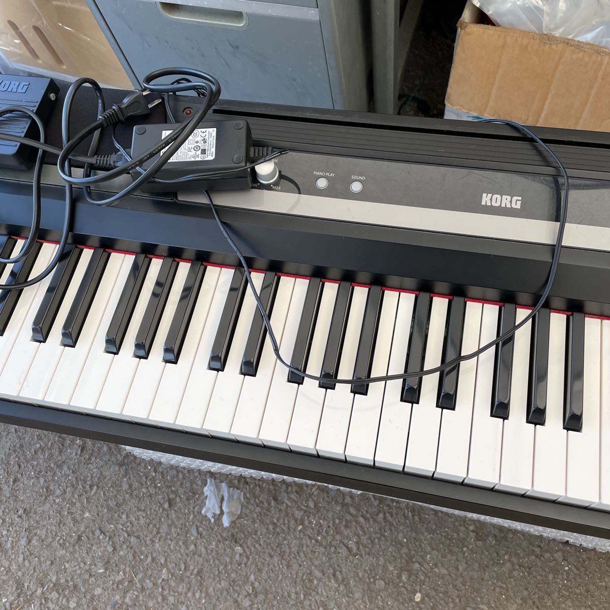 電子ピアノ　KORG SP-170S ホワイト 【直接お渡し】【ジャンク品】 KORG コルグ 電子ピアノ SP-170S ホワイト 2012年製ジャンク品 【公式