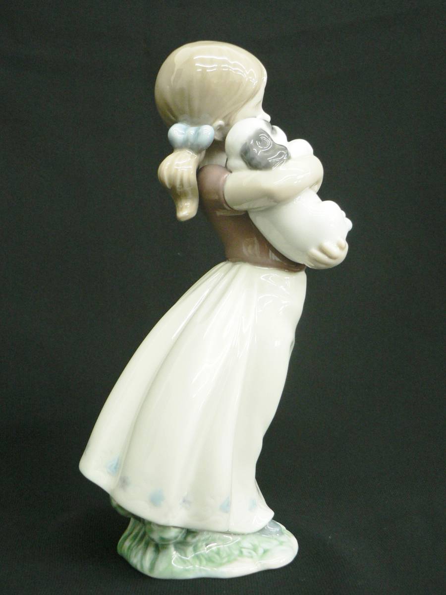 ☆1円～☆LLADRO リヤドロ 犬と少女 かわいい 8531(リヤドロ)｜売買