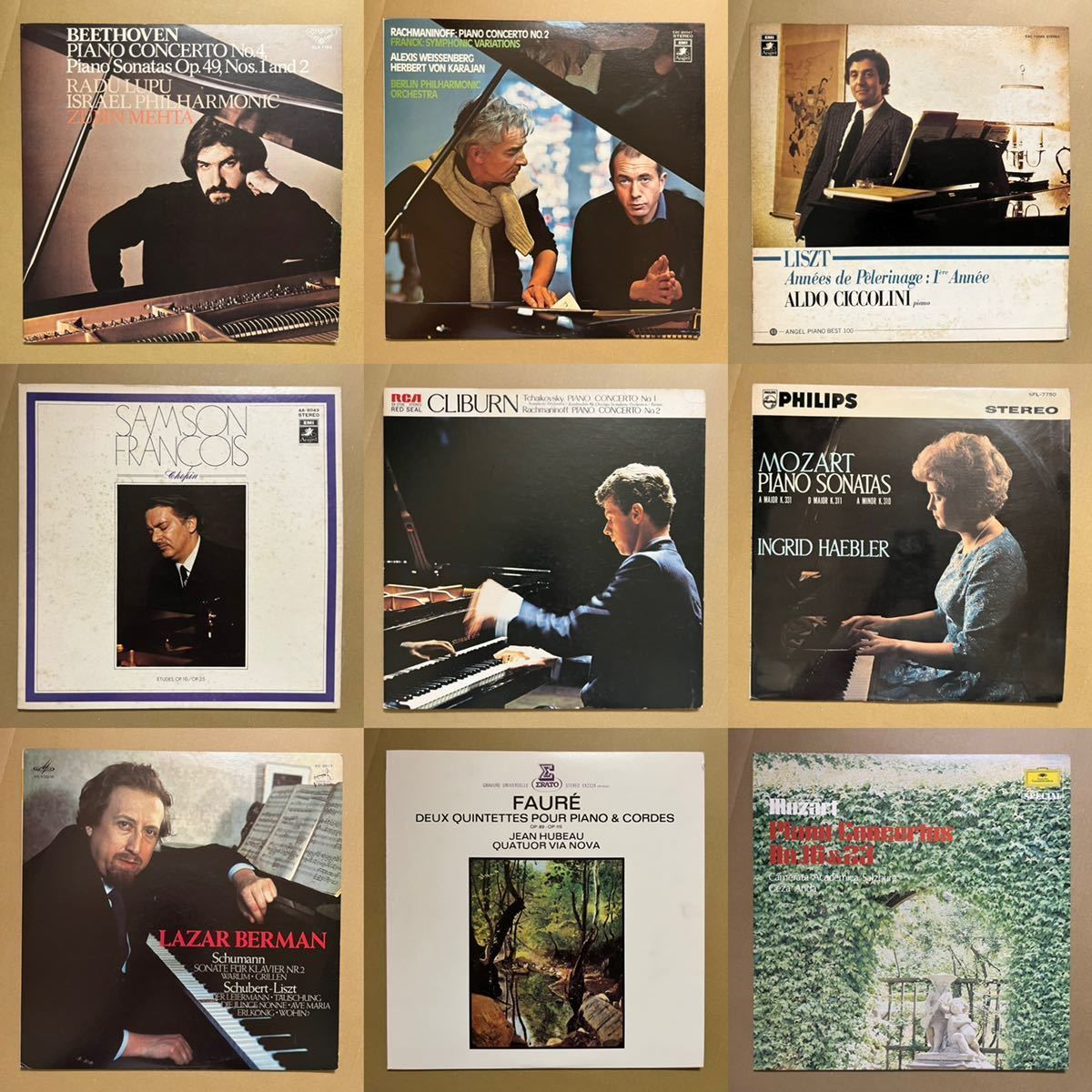 美盤ピアノ作品など 40枚 piano 当時物 LP レコード 大量 セット 名