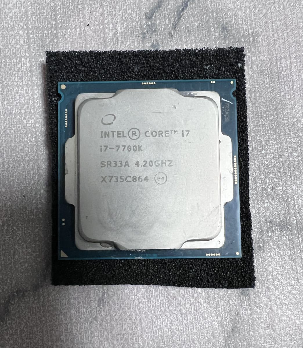 Intel CORE i7-7700K CPU 4.20GHz ジャンク Intel Core i7-7700K