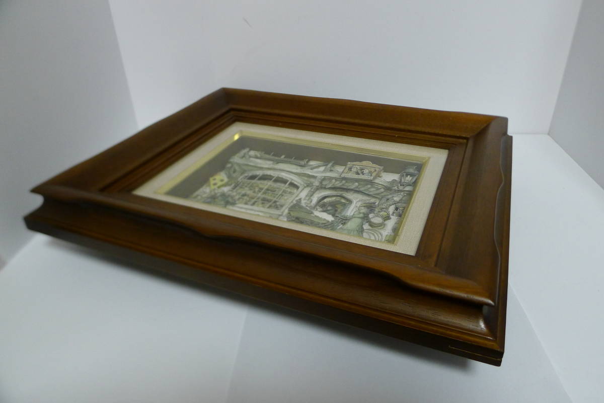 dd078○美品 ANTON PIECK/アントン・ピック シャドーボックス 立体画