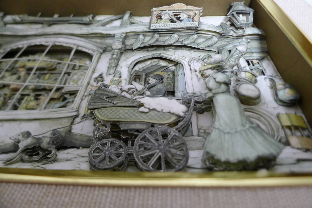 dd078○美品 ANTON PIECK/アントン・ピック シャドーボックス 立体画