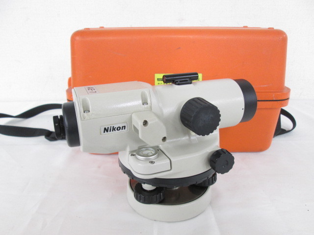 3. Nikon ニコン AE-7 オートマチックレベル 測量機 光学機器 本こ04050001