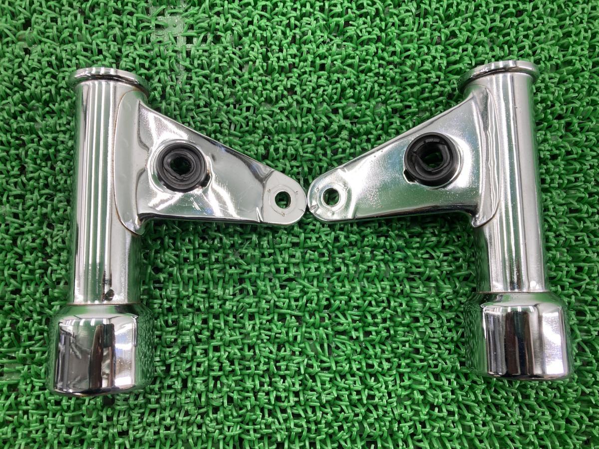 ホンダ GB250 クラブマン 純正オプション アルミヘッドライトステー レア品 GB250クラブマン ヘッドライトステー ホンダ 純正 中古 バイク 部品
