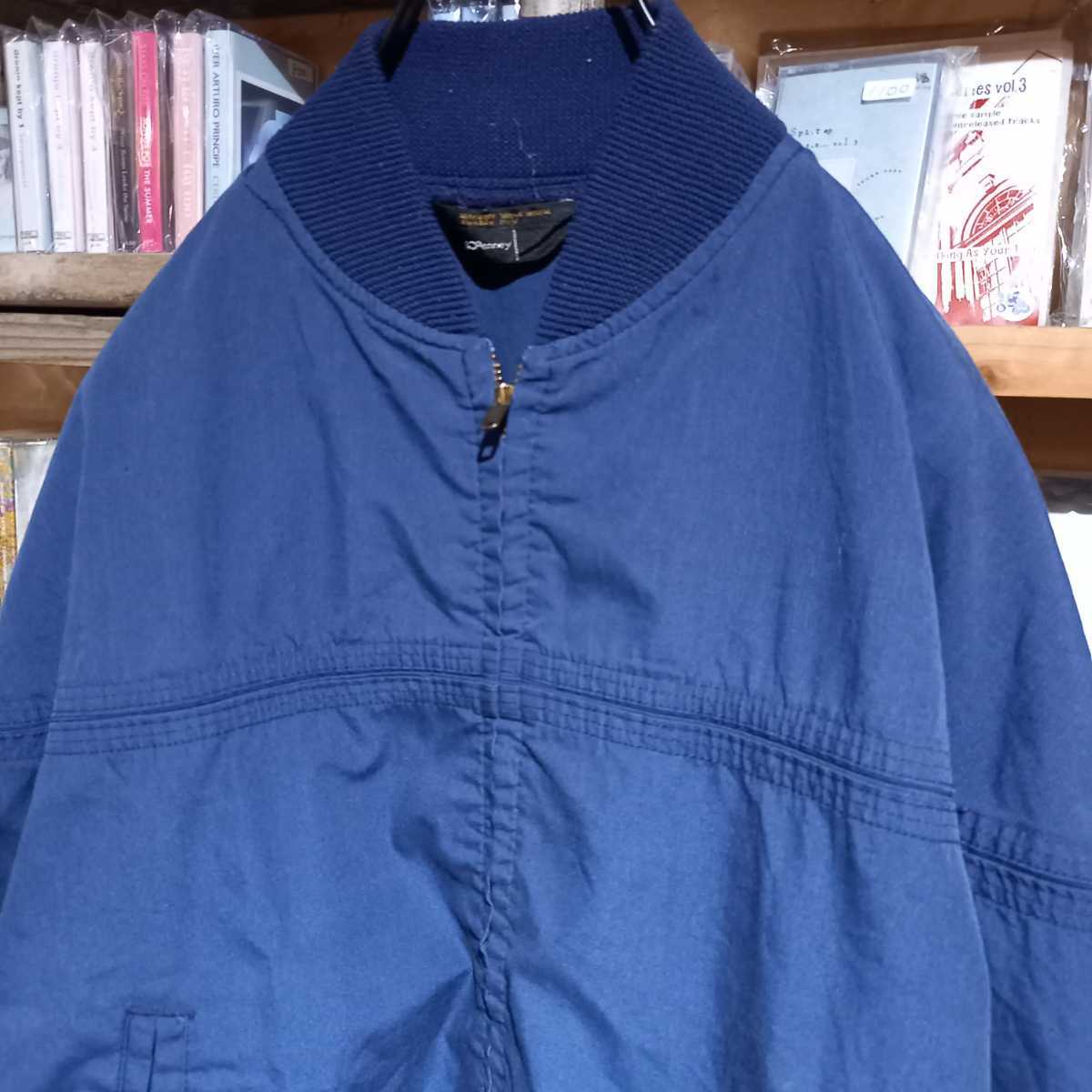 美品 60s 70s J.Cpenny ジェーシーペニー ダービージャケット ネイビー 