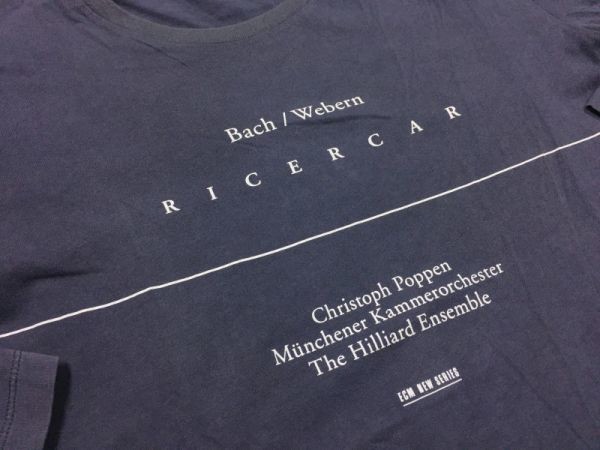 ユニクロ Uniqlo Ut Ecmレコード Records コラボ Johann Sebastian Bach Anton Webern 七分袖tシャツ メンズ M 紺 トップス 売買されたオークション情報 Yahooの商品情報をアーカイブ公開 オークファン Aucfan Com