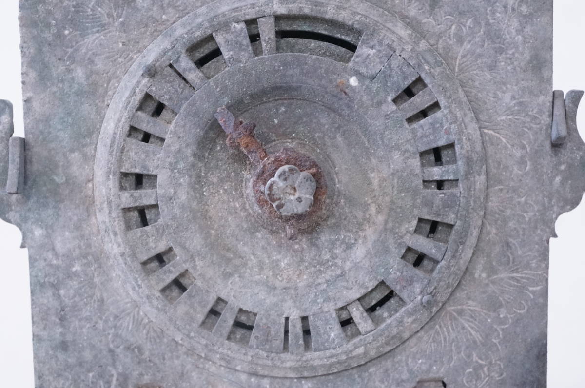 干支 十二支 文字盤 置時計 大名時計 和時計 草 花 ベル 江戸