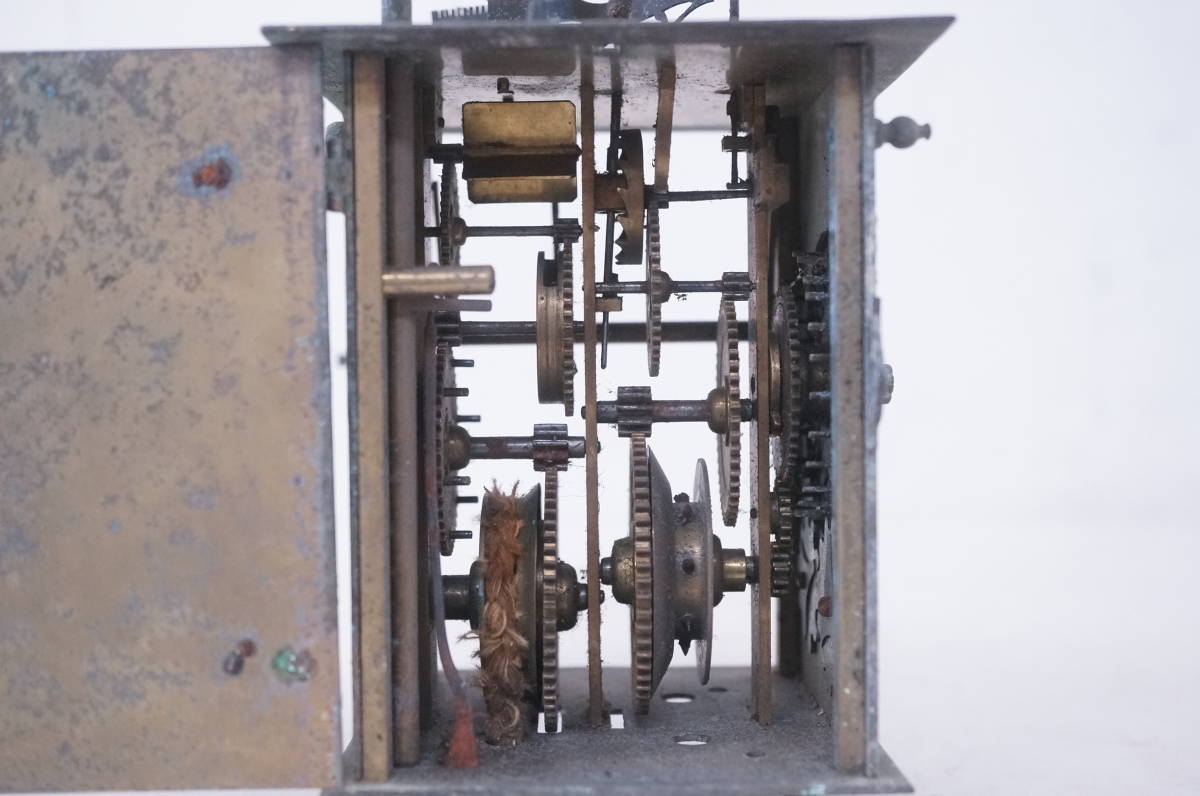 干支 十二支 文字盤 置時計 大名時計 和時計 草 花 ベル 江戸