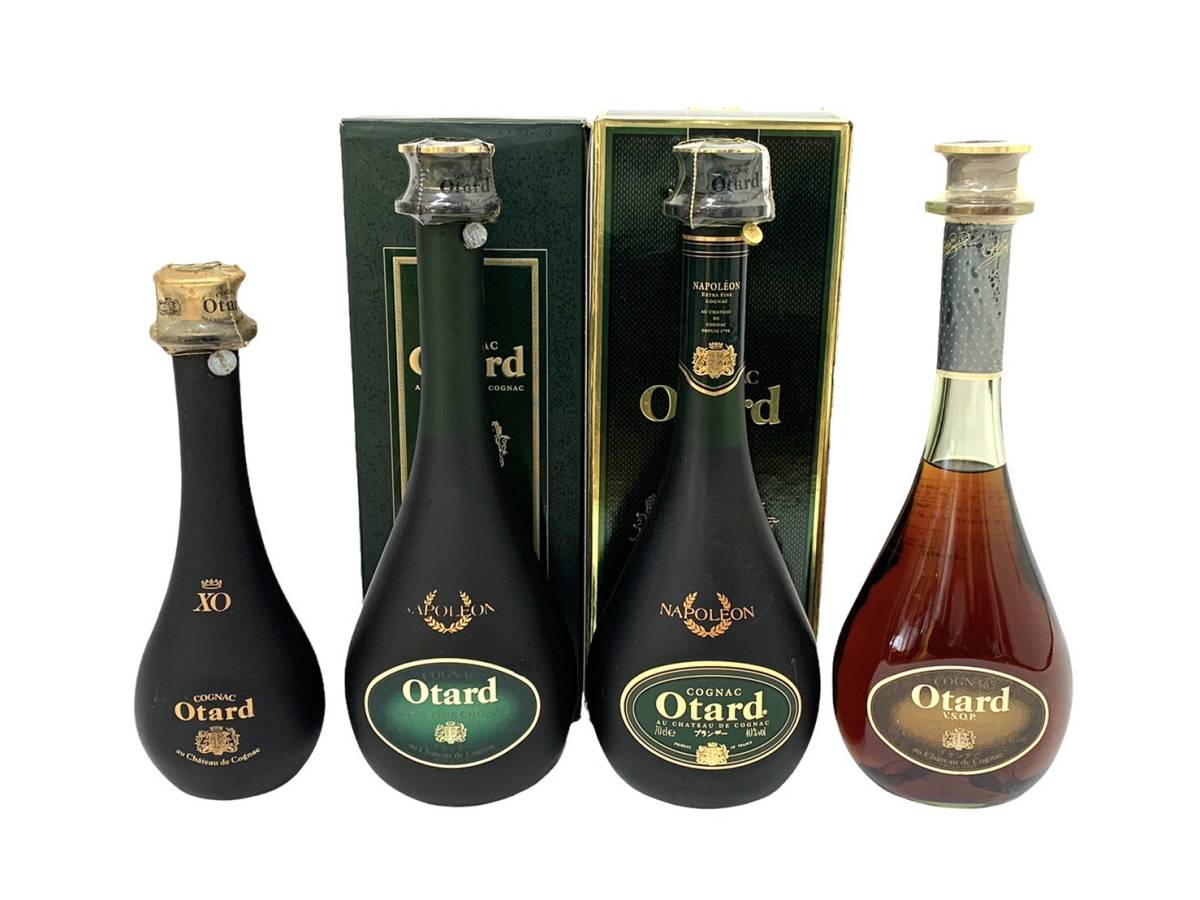 古酒 オタール 4本セット ナポレオン XO Otard Napoleon 古酒