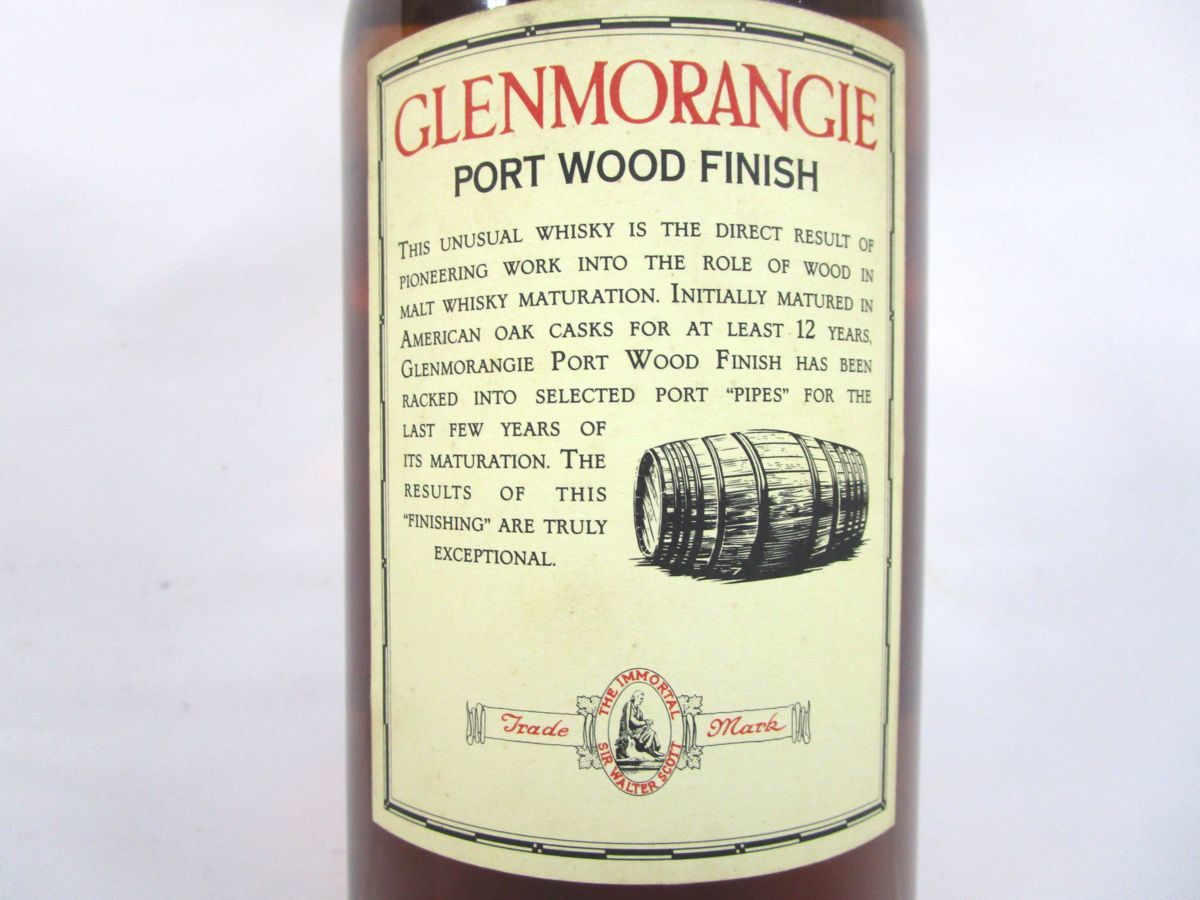 古酒 未開栓 GLENMORANGIE グレンモーレンジ PORT WOOD FINISH ポート 