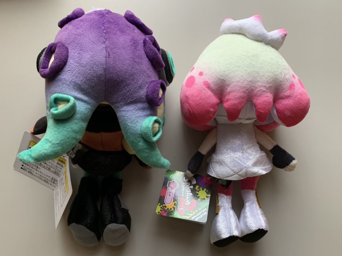 Splatoon2 テンタクルズ ヒメ イイダ ぬいぐるみセットタグ付き