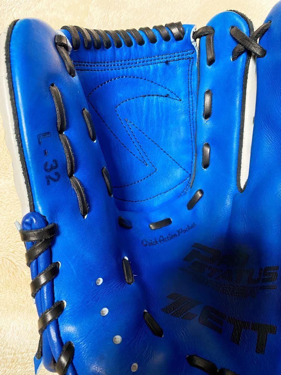 プロ野球 石井義人 ゼット 2006年 支給品 実使用 硬式用 グラブ