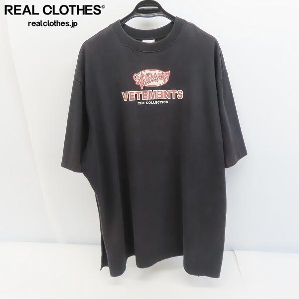 ☆VETEMENTS/ヴェトモン オーバーサイズ サイドスリット Tシャツ