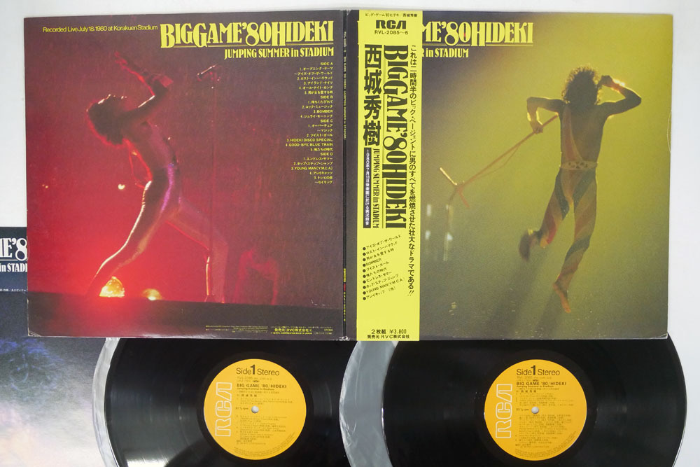 激安大特価，高品質 帯 西城秀樹/BIG GAME '80 HIDEKI/RCA RVL-20856(西城秀樹)｜売買されたオークション情報、yahooの商品情報をアーカイブ公開 - オークファン さ行