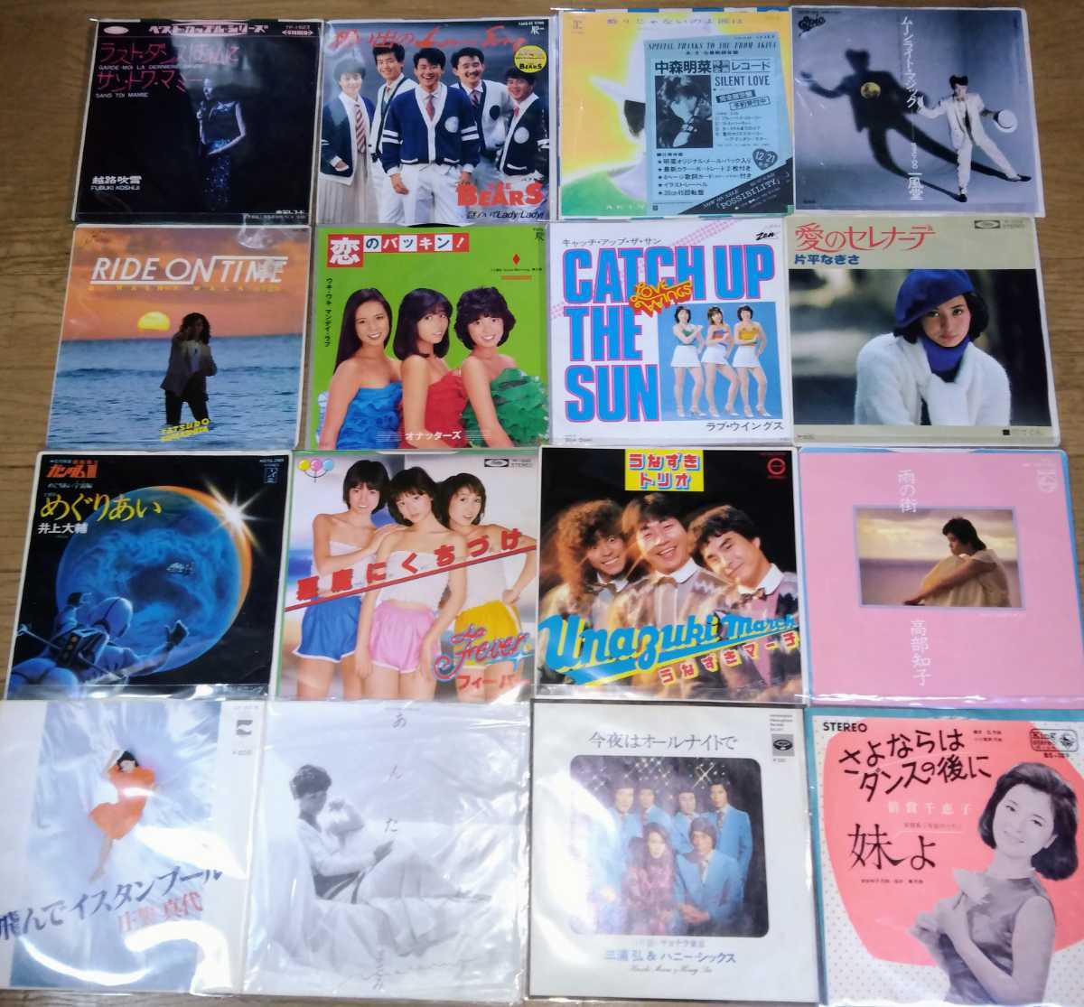 邦楽12インチ/LP50枚セット アイドル・ロック・昭和歌謡等 年代内容
