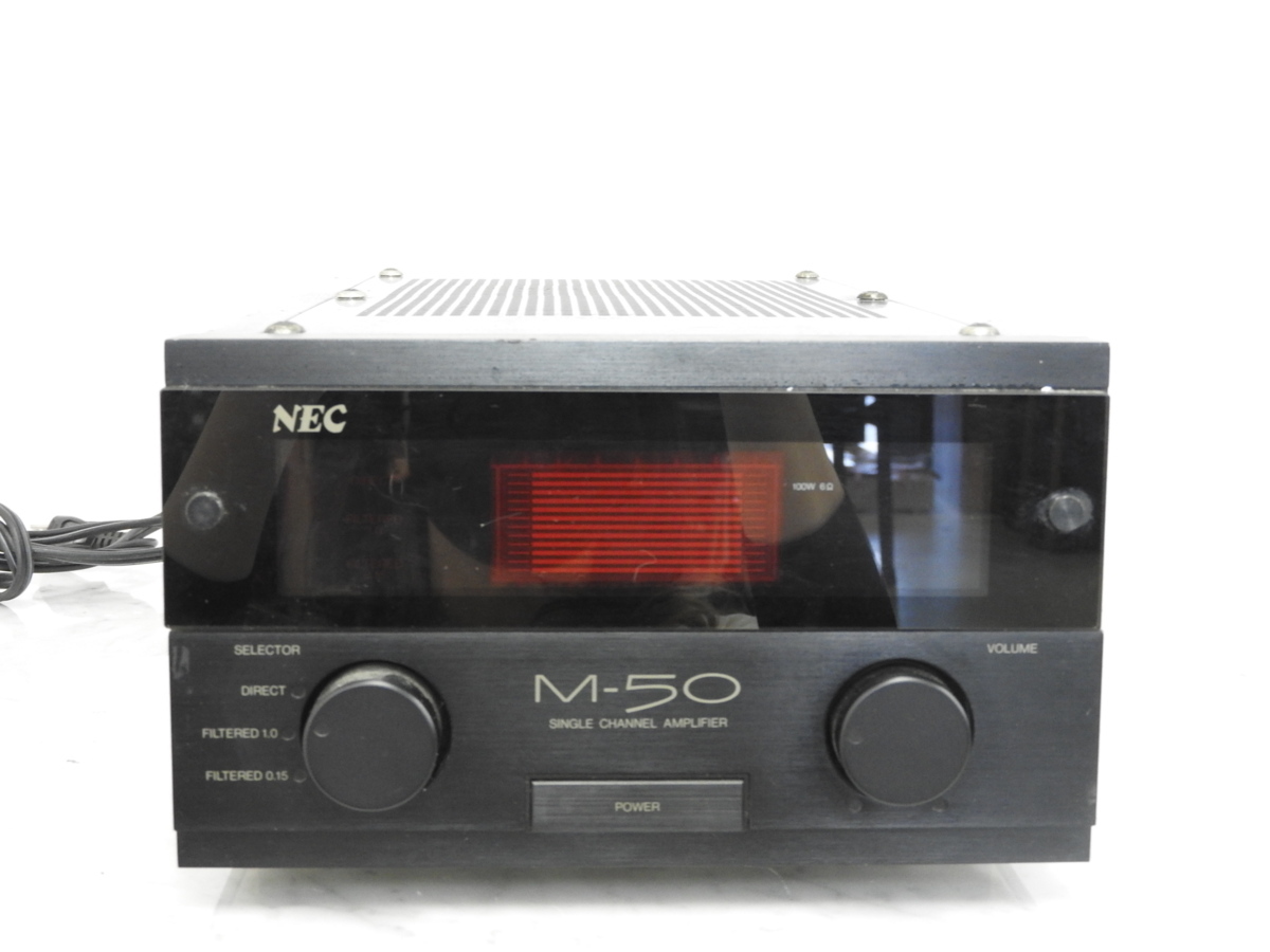 NEC M-50 モノラルアンプ(音出し 動作品) NEC M-50 モノラルアンプ(音出し 動作品) NEC M-50 - Yahoo
