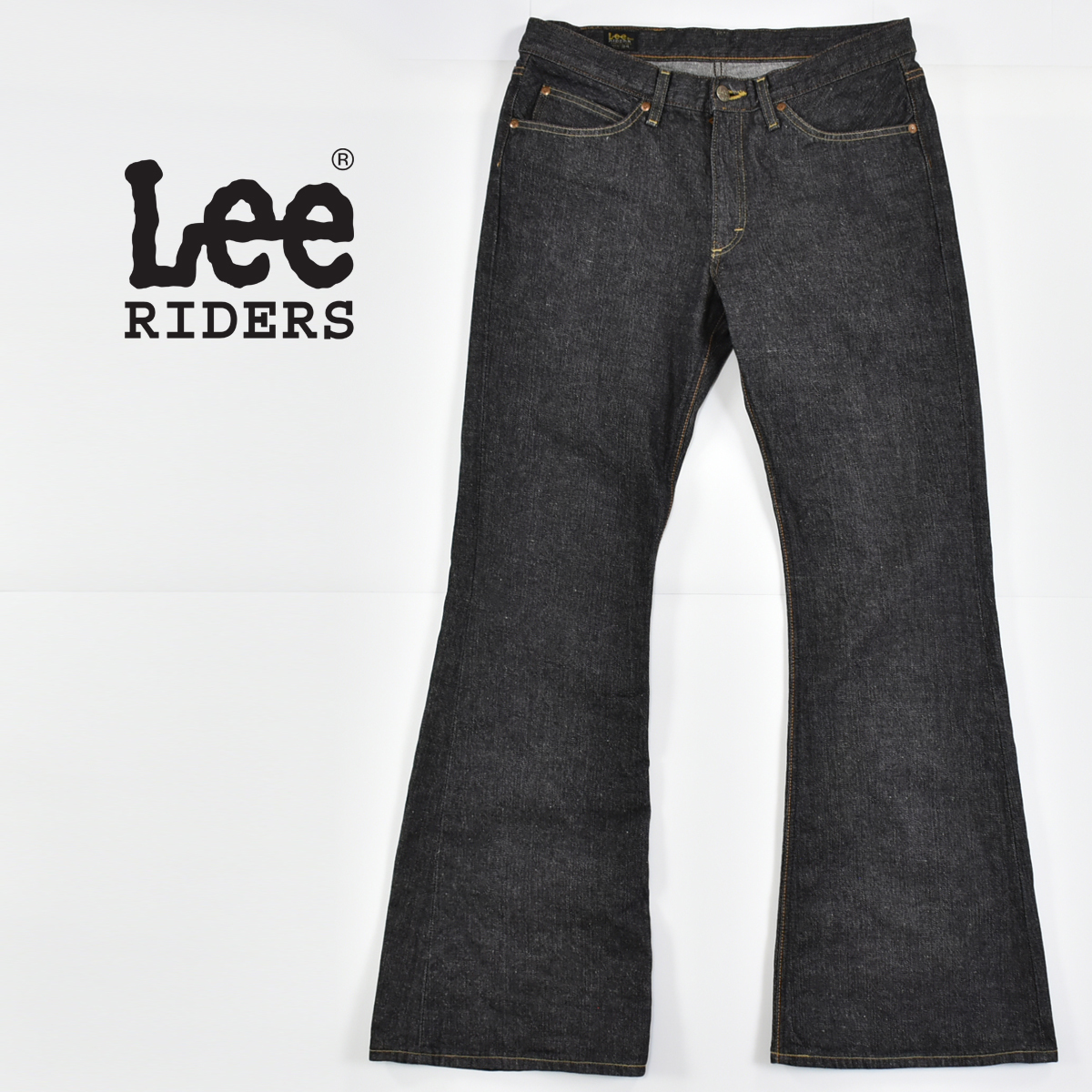 Lee RIDERS リー ライダース ☆ 日本製 20202 ベルボトム ブラック 