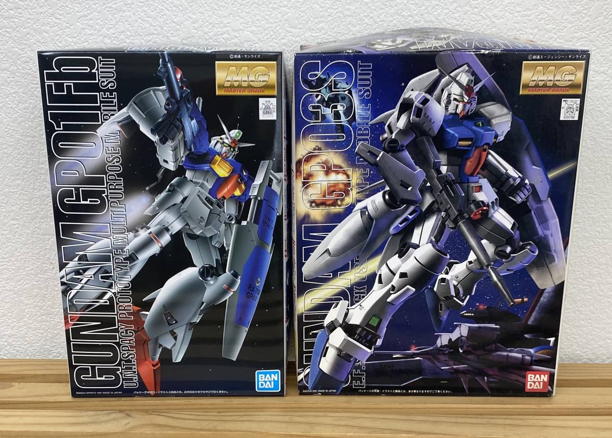 MG 1/100 GP01 フルバーニアン GP03 ステイメン 未組立 ガンプラ MG 1