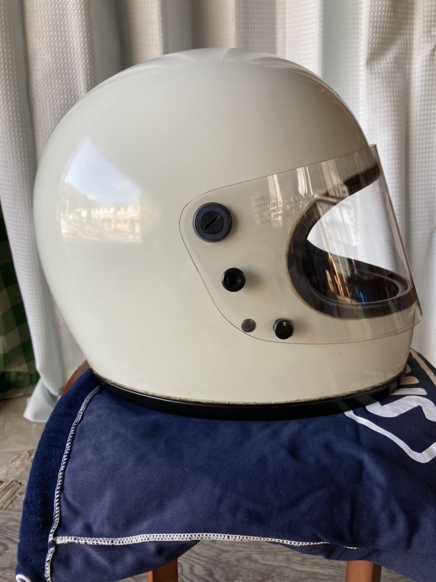 当時物】SHOEIショウエイC-2ヘルメットサイズM族ヘル｜セキュリティ 