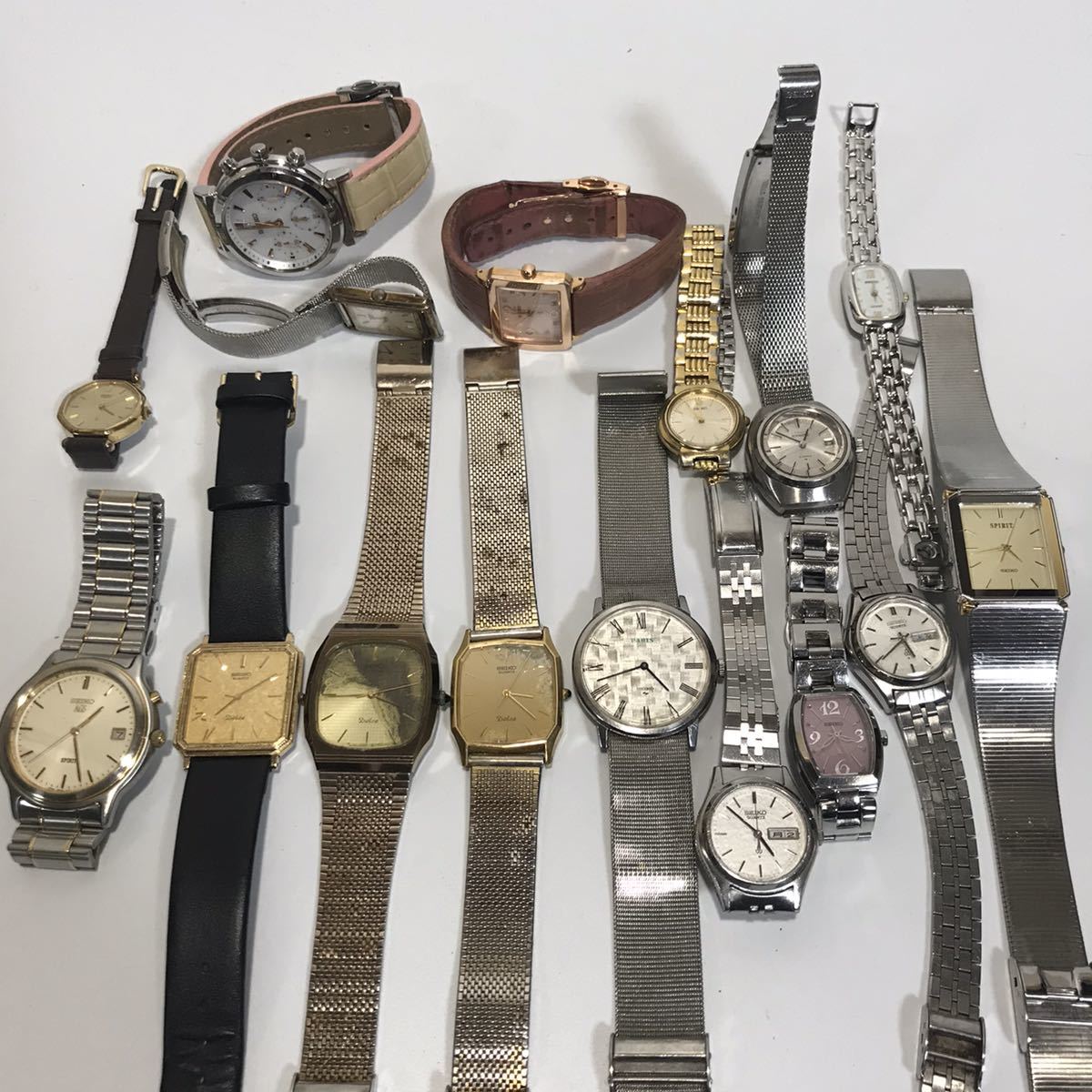 ジャンク SEIKO セイコー 16点セット メンズ レディース 混ぜセット 1